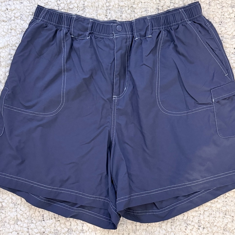 Columbia Omni-Shade Cargo Hiking Shorts Women’s 1X Navy